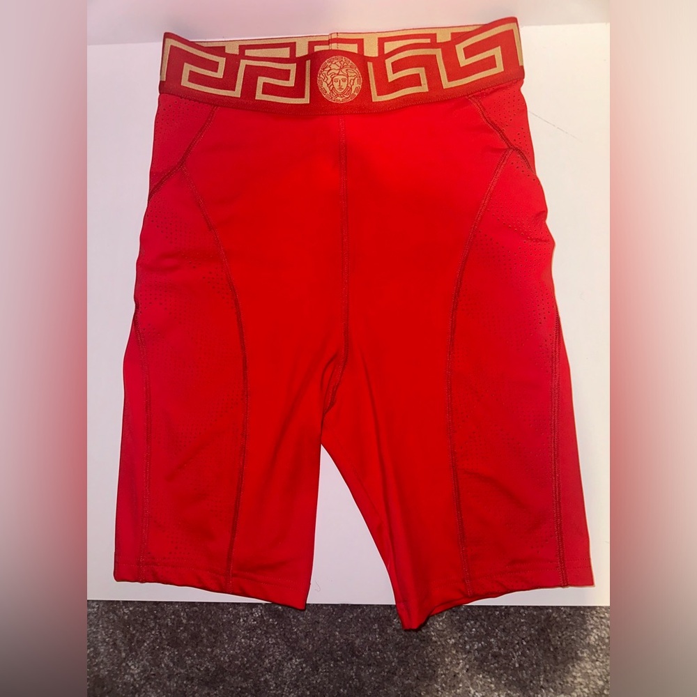 Authentic Versace Greca Border Cycling Shorts Sz … - image 3